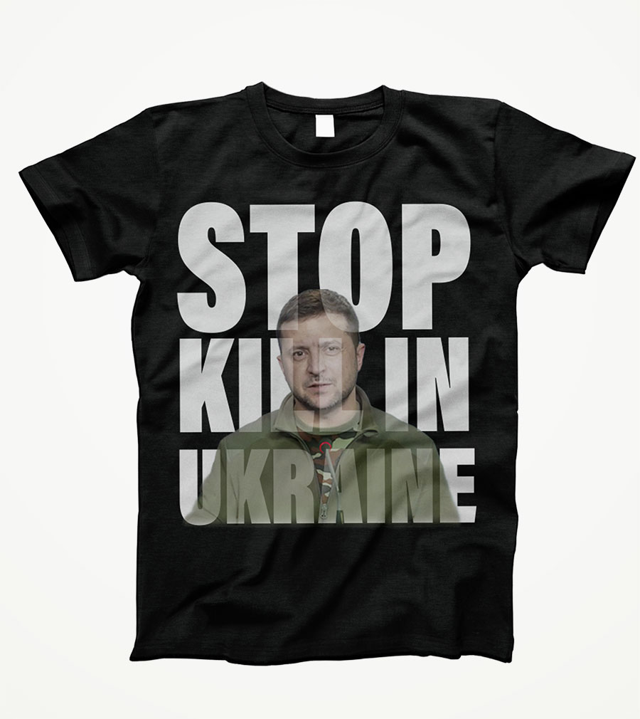 Stop Kill in Ukraine  | Herren Basic Shirt